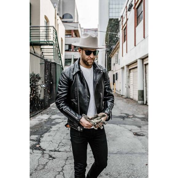 Vintage Union Made Cowboy Hat | Wool Felt Beige Feather Detail Western Size L - Picture 13 of 13